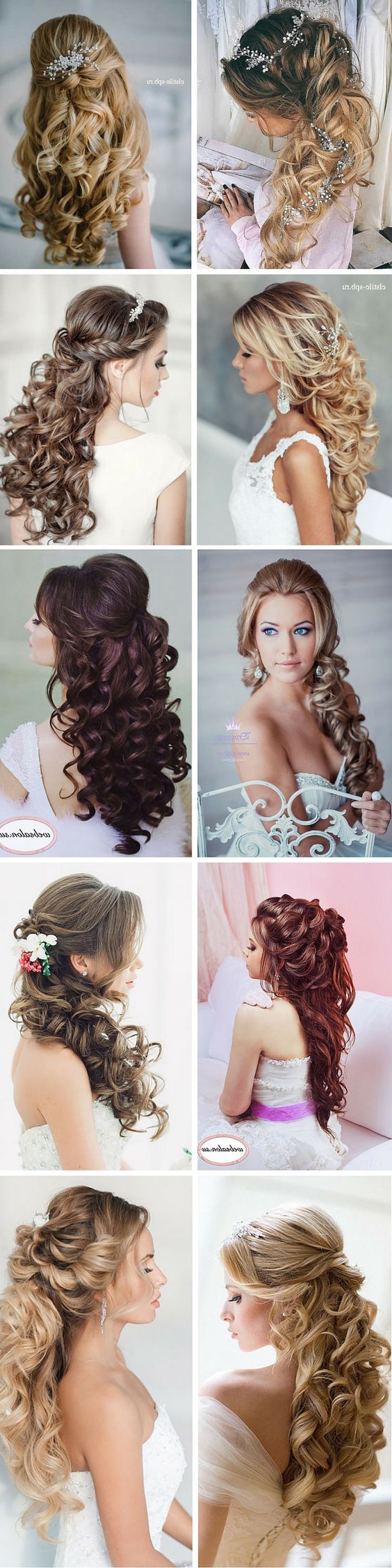 elegant-curly-half-up-half-down-wedding-hairstyles