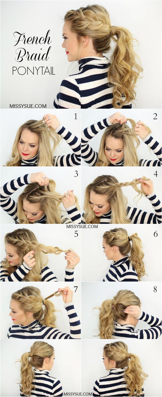 Cute Ponytails for Long & Medium Length Hair