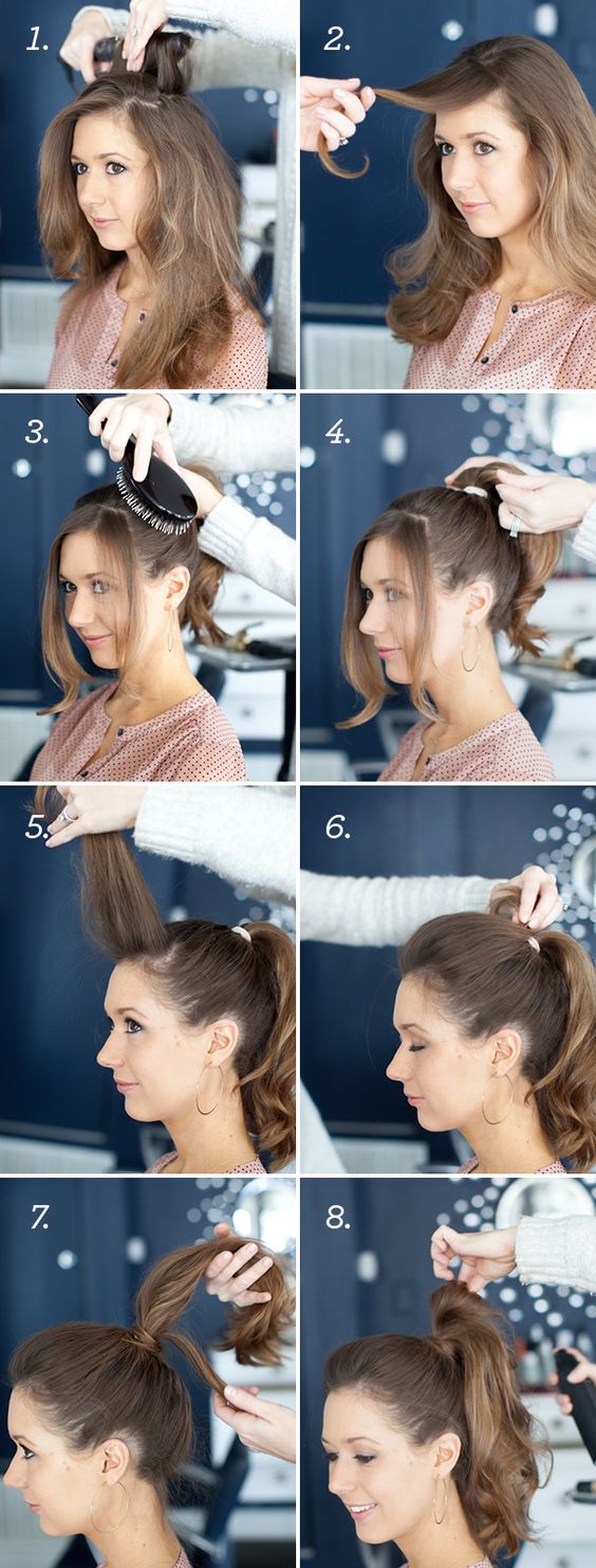 Cute Ponytails for Long & Medium Length Hair