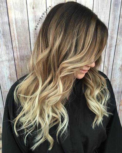 Easy Long Hairstyles - Long Balayage Hairstyles