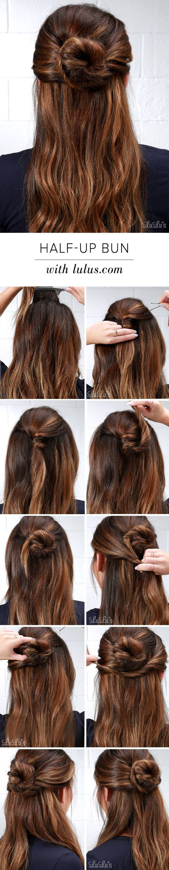 Easy Step by step hair tutorials for long hair