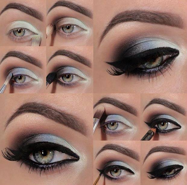 Easy Step By Step smokey eyeshadow tutorials