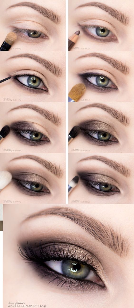 simple step by step smokey eye tutorial for beginners