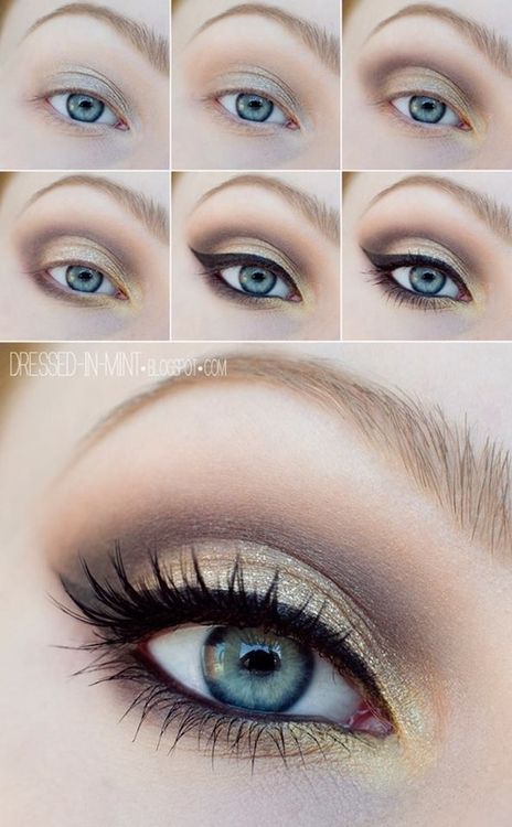 simple step by step smokey eye tutorial for beginners