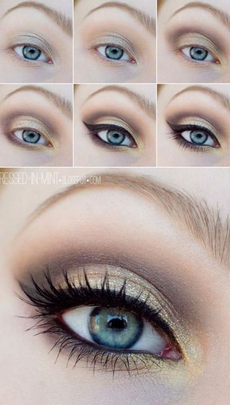 Step By Step Makeup Tutorials For Blue Eyes