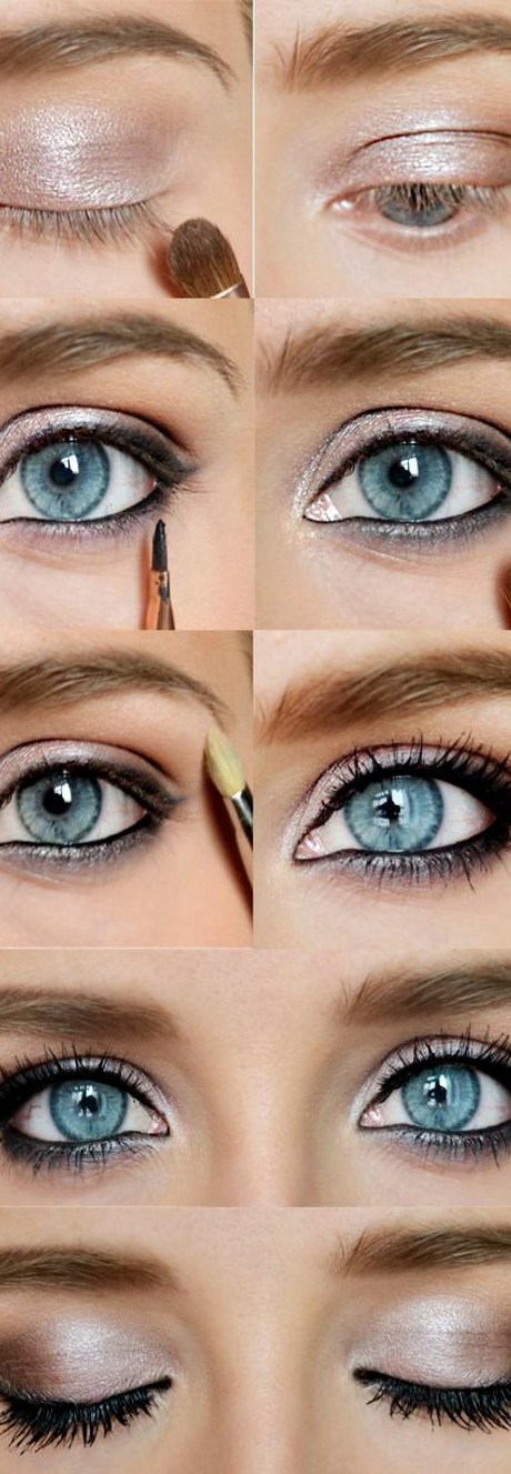 Step By Step Makeup Tutorials For Blue Eyes