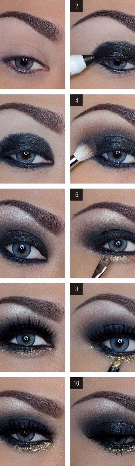 Step By Step Makeup Tutorials For Blue Eyes