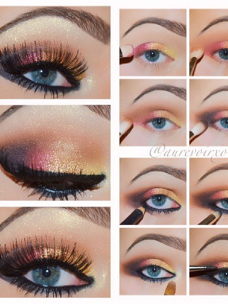 Step By Step Makeup Tutorials For Blue Eyes