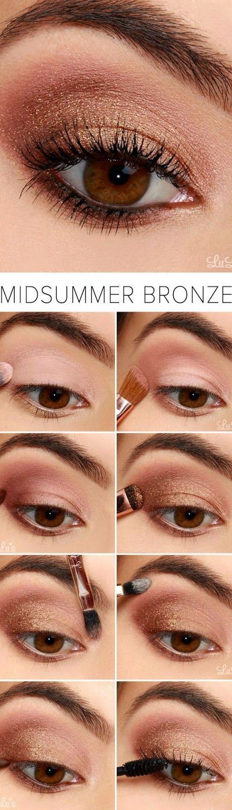 Step By Step Makeup Tutorials For Brown Eyes