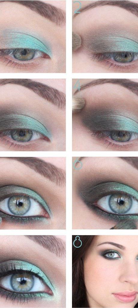 Step By Step Makeup Tutorials For Green Eyes