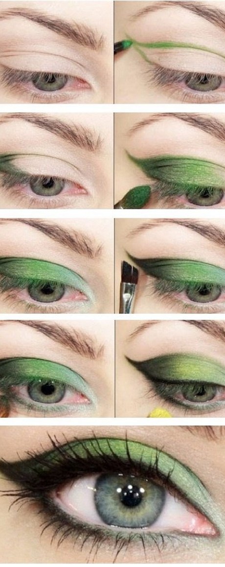 Step By Step Makeup Tutorials For Green Eyes