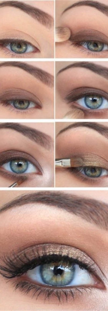 Step By Step Makeup Tutorials For Green Eyes