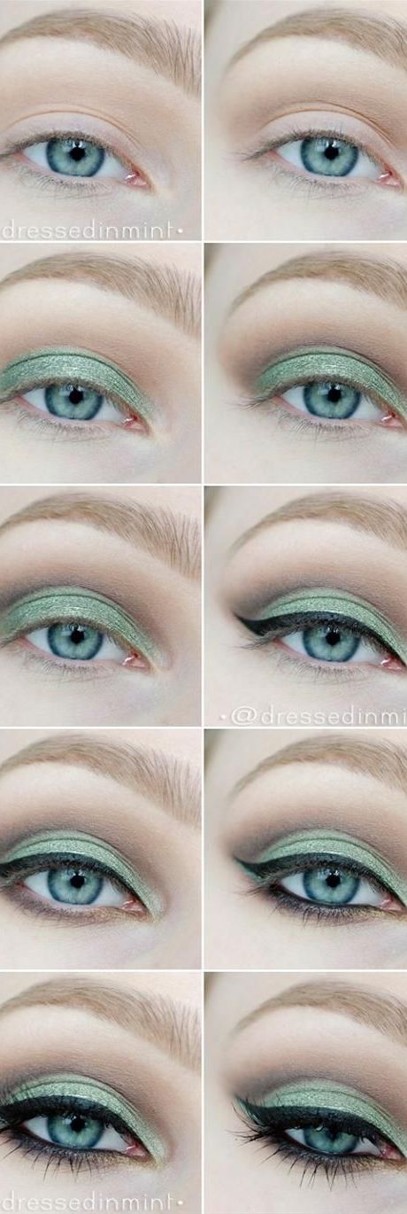 Step By Step Makeup Tutorials For Green Eyes