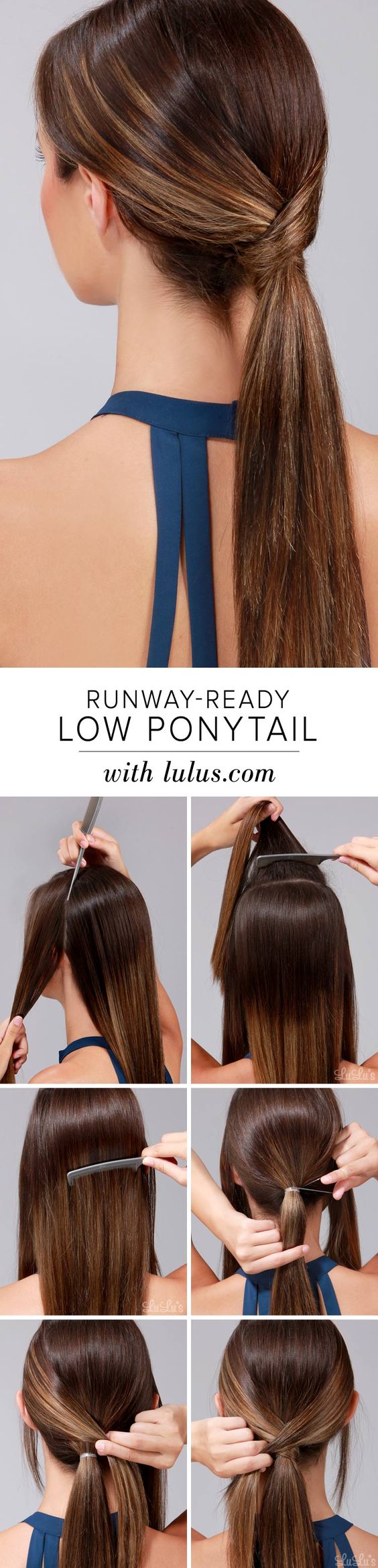 Step By Step Ponytail Tutorial