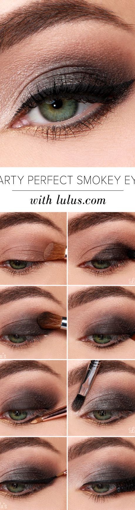 Step By Step Smokey Eye Makeup Tutorials