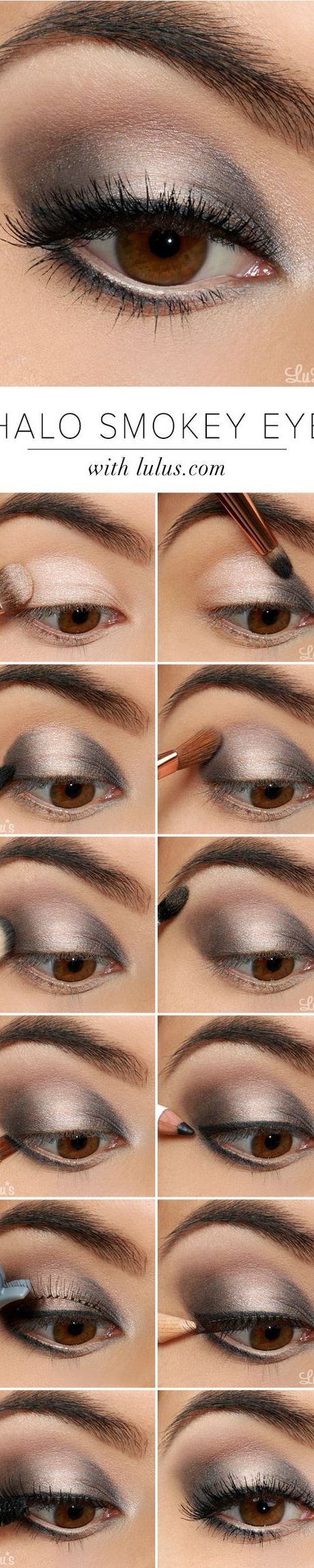 Step By Step Smokey Eye Makeup Tutorials