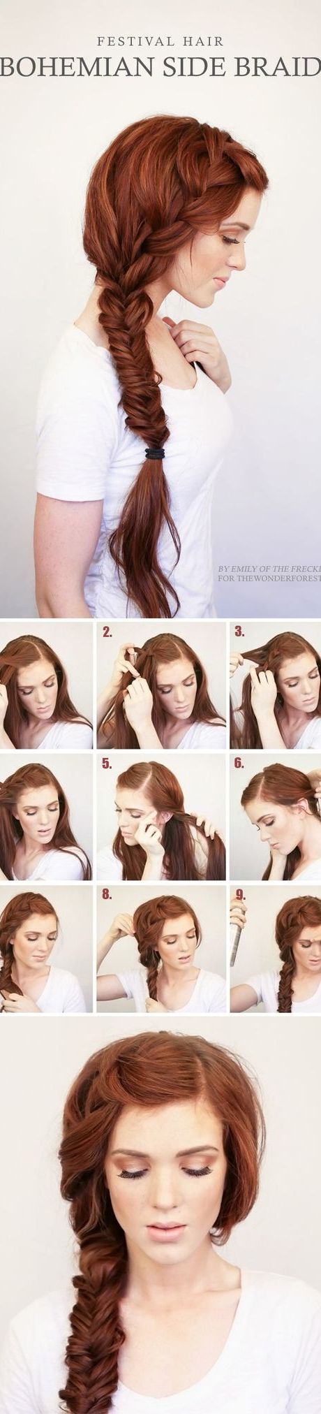 Easy Step by Step Hair Tutorials for Long, Medium and Short Hair