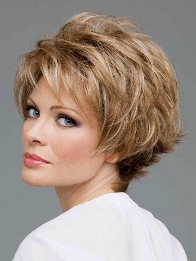 short hairstyles for thick hair women over 50