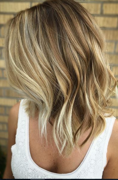 Shoulder length Balayage Hairstyles