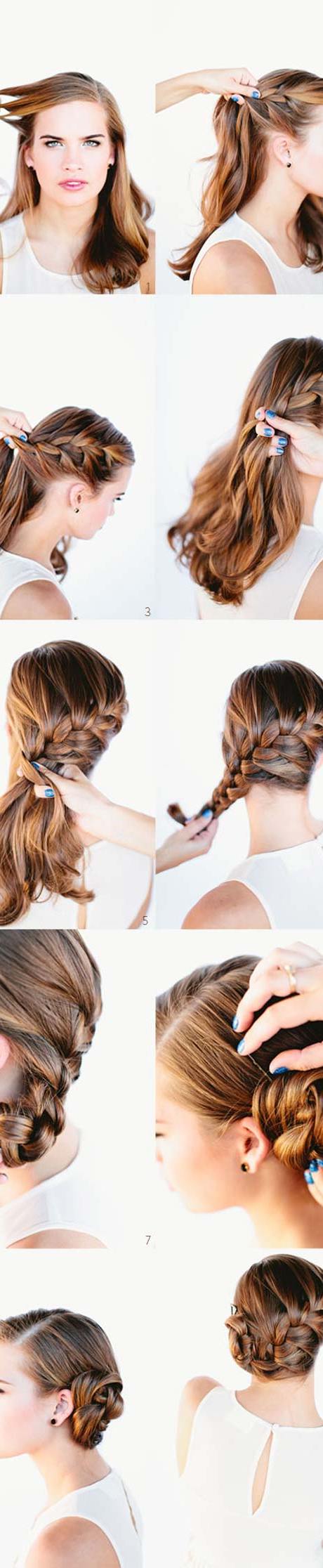 Simple Easy Step by Step Braid Tutorials