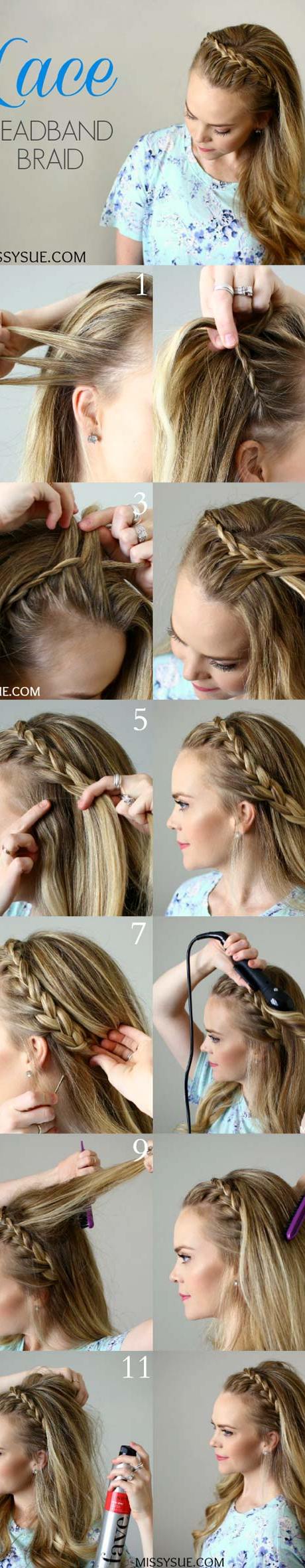 Simple Easy Step by Step Braid Tutorials