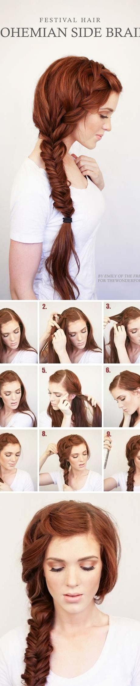 Simple Easy Step by Step Braid Tutorials