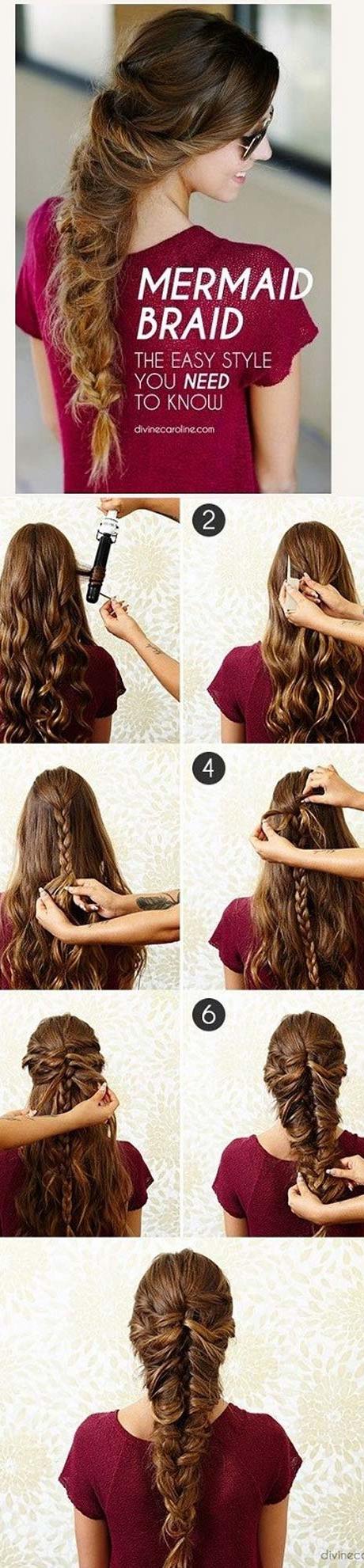 Simple Easy Step by Step Braid Tutorials