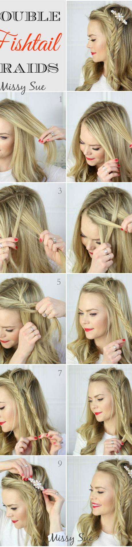 Simple Easy Step by Step Braid Tutorials