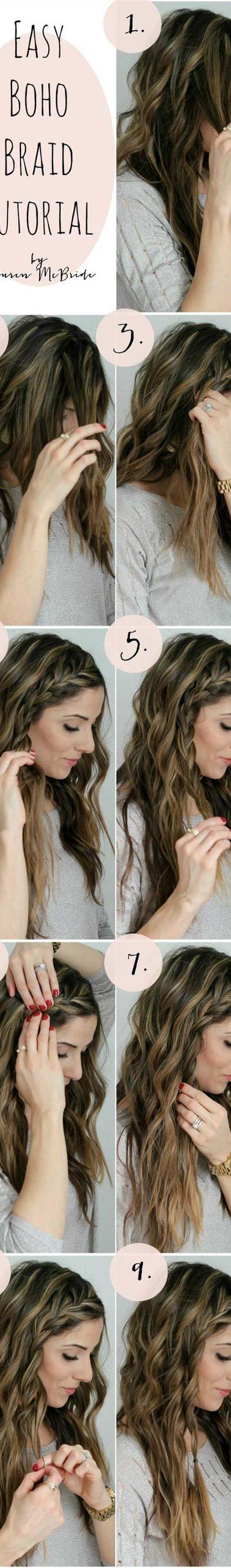 Simple Easy Step by Step Braid Tutorials