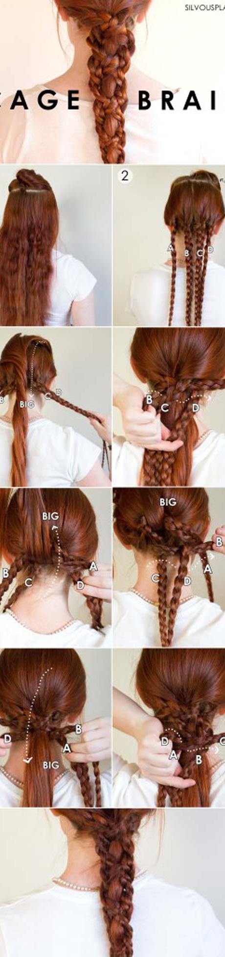 Simple Easy Step by Step Braid Tutorials