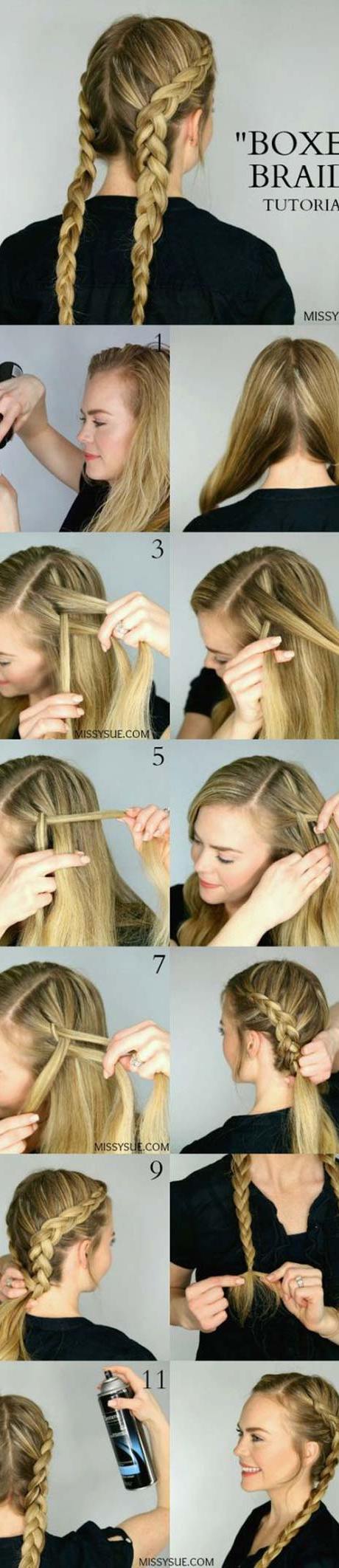 Simple Easy Step by Step Braid Tutorials