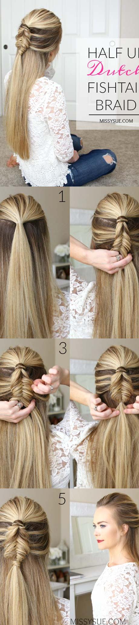 Simple Easy Step by Step Braid Tutorials