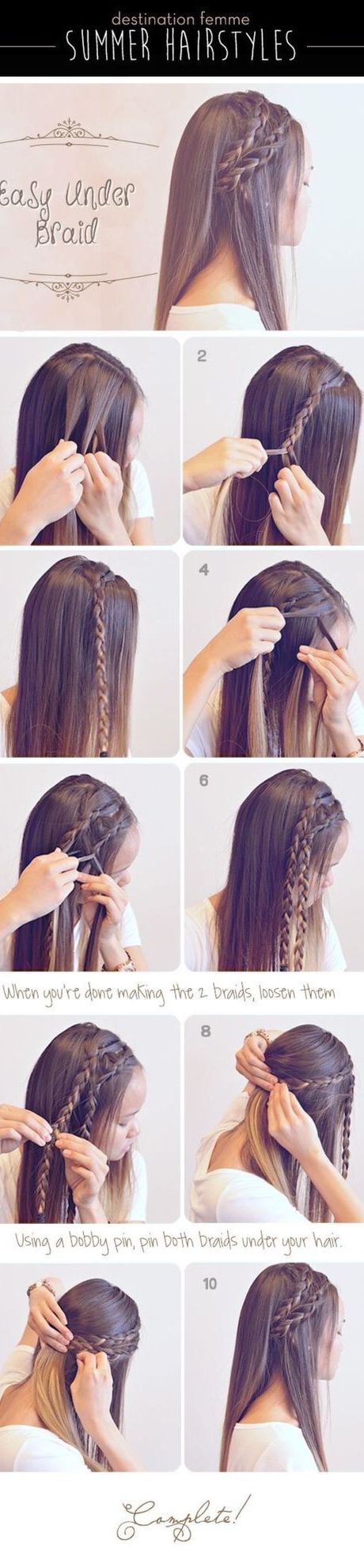 Step by Step Hair Tutorials for School