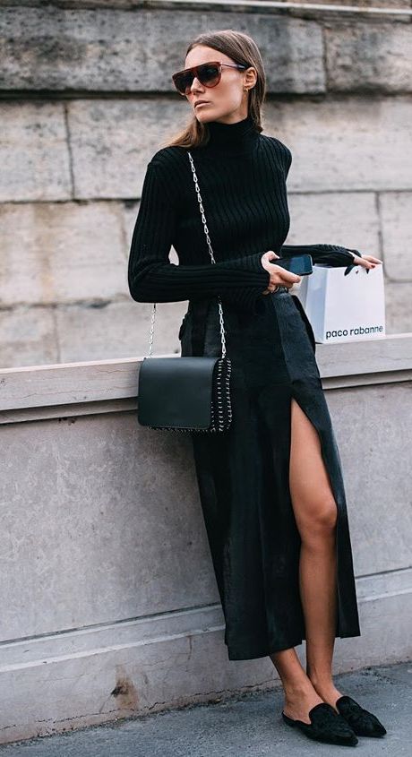 How to Pull Off an All Black Look