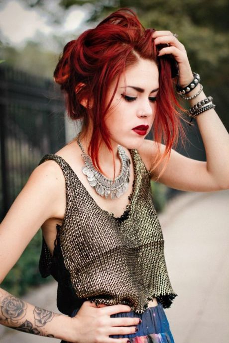 Red Hairstyles and Haircuts Ideas