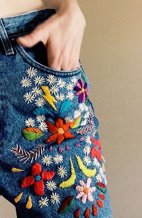 16 Trendy Embroidered Items of Clothing - Embroidery Design Ideas