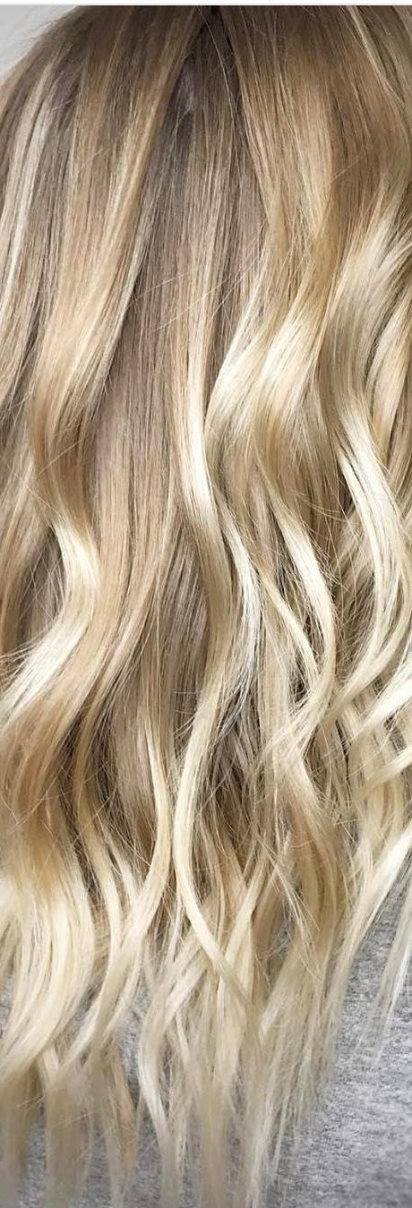 Beautiful Blonde Balayage Hair Color Ideas