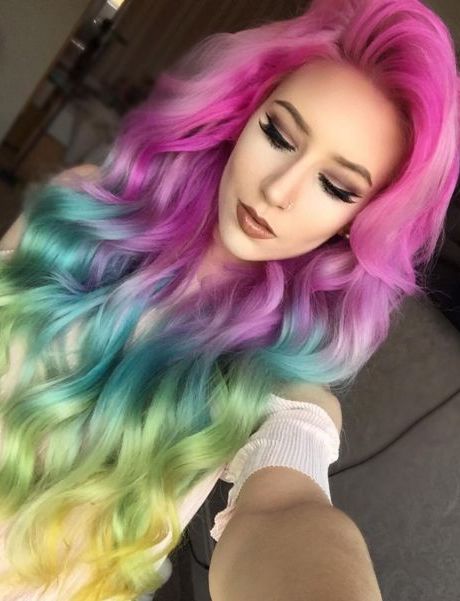 How To Pull Off Colorful Hair At Home