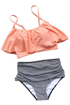 7. Cupshe Fashion High-Waisted Bikini