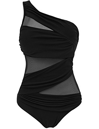 Saslex Mesh One-Piece Bathing Suit