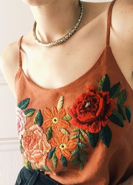 Trendy Embroidered Items of Clothing