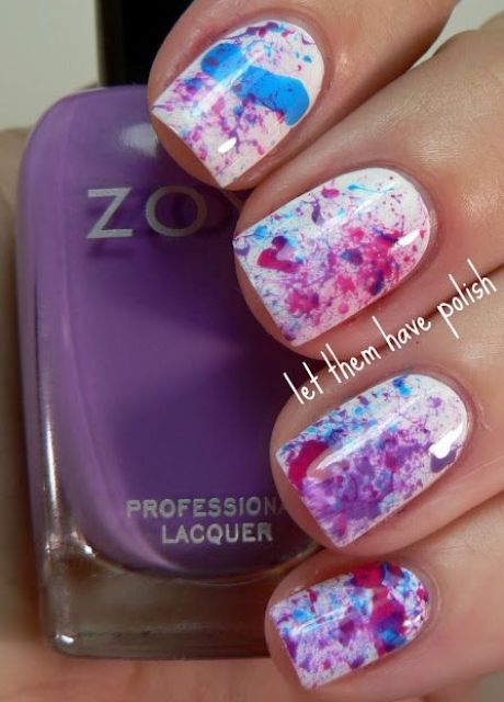 13 Fun Tie Dye Manicures For Free Spirits