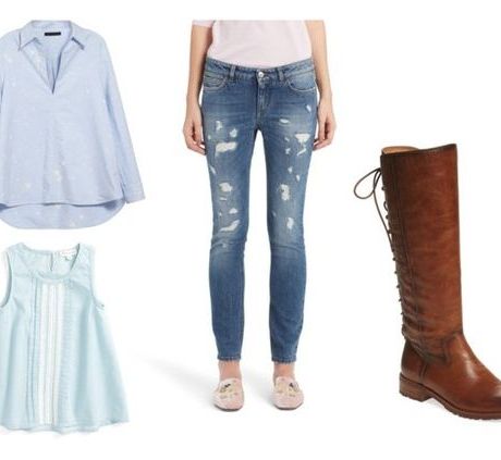 How to Wear Knee-High Boots with Jeans