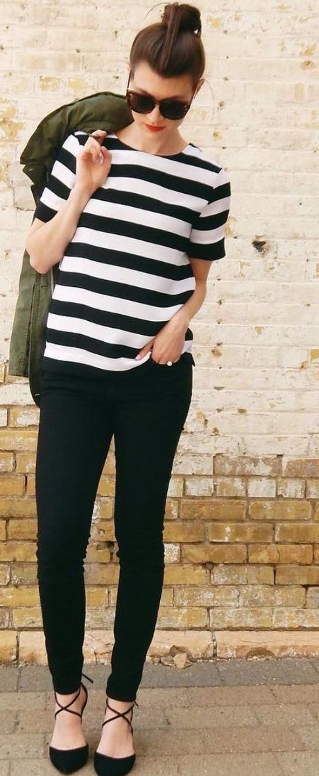 How to Wear Skinny Jeans With Flats