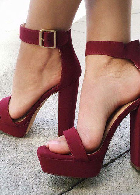 How to Wear Chunky Heels