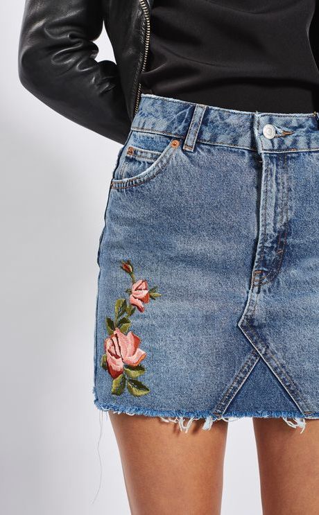 How to Wear Embroidered Denim