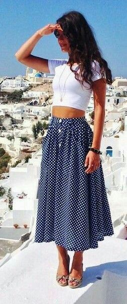 How to Wear Midi Skirts - 20 Hottest Summer Midi Skirt Outfit Ideas