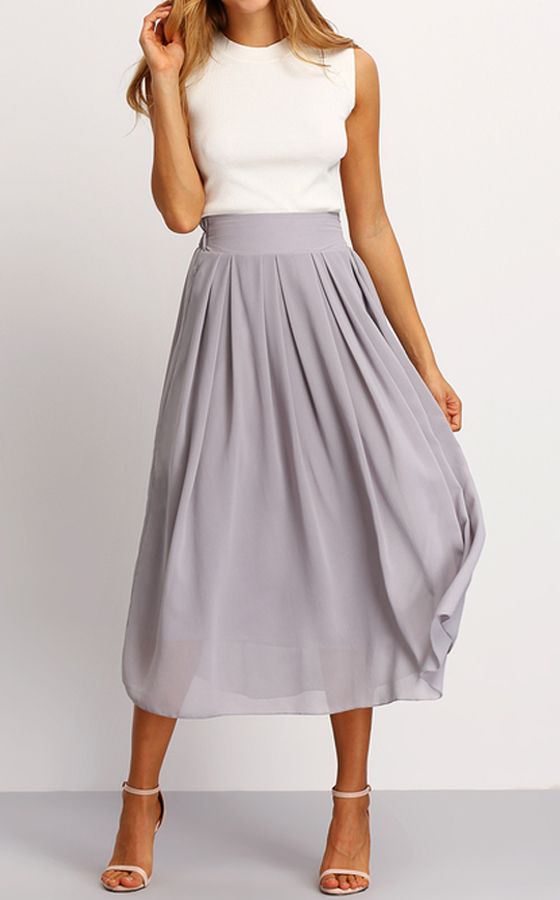 How to Wear Midi Skirts - 20 Hottest Summer Midi Skirt Outfit Ideas