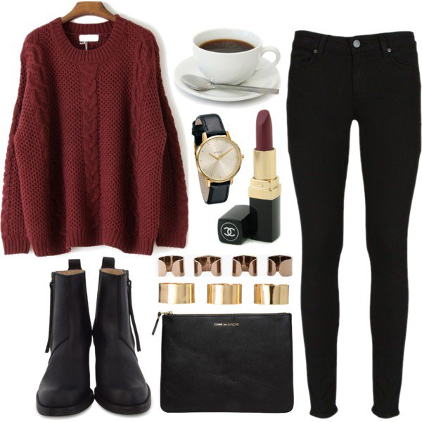 40 Chic Sweater Outfit Ideas For Fall/Winter - Outfits with Sweater