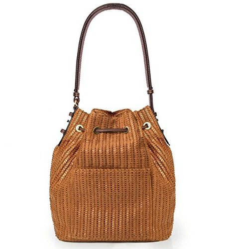 Eric Javits Luxury Fashion Designer Women's Handbag - Ami - Honey